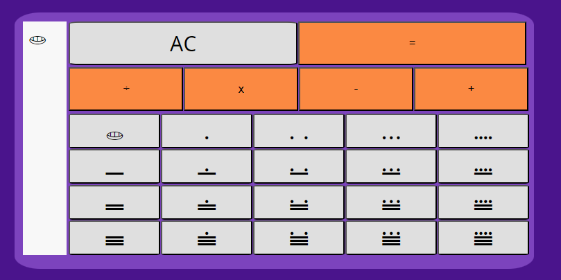 Mayan calculator